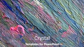  Presentation with paint pastel - Presentation theme with pastel-paint-textures-1 background and a ocean colored foreground