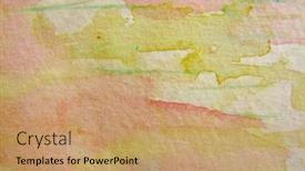  Presentation with pastel pink - Cool new slides with pastel pink watercolor 2 backdrop and a coral colored foreground