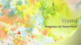  Presentation with pastel - PPT layouts consisting of pastel watercolors 5 background and a yellow colored foreground
