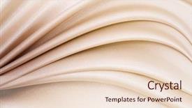  Presentation with abstract wave - Audience pleasing slides consisting of pastel wave - abstract silk background backdrop and a lemonade colored foreground