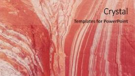  Presentation with skin color natural - Slide deck enhanced with pastel wave - natural sandstone texture natural pattern background and a coral colored foreground