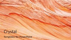  Presentation with skin color natural lavender lemon - Presentation theme consisting of pastel wave - natural sandstone texture natural pattern background and a coral colored foreground