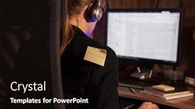  Presentation with work celebration - Cool new theme with pasting-aprils-fools-day-sticker backdrop and a black colored foreground