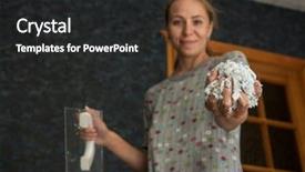  Presentation with apartment development - Beautiful slide deck featuring pasting liquid wallpaper backdrop and a dark gray colored foreground