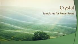  Presentation with tuscany - Beautiful slides featuring pastor - rural countryside landscape in tuscany backdrop and a cream colored foreground