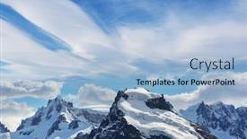  Presentation with beautiful landscapes - Theme enhanced with patagonia-landscapes-in-southern-argentina background and a light blue colored foreground