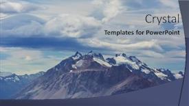  Presentation with beautiful landscapes - Colorful PPT theme enhanced with patagonia-landscapes-in-southern-argentina backdrop and a light blue colored foreground