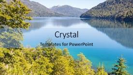  Presentation with japan beautiful landscape mountain fuji - Amazing slide deck having patagonia mountains lake in argentina backdrop and a  colored foreground