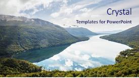  Presentation with japan beautiful landscape mountain fuji - Slide deck enhanced with patagonia mountains lake in argentina background and a  colored foreground