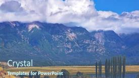  Presentation with decorate - PPT theme consisting of patagonia the longest road the ruta 40 passes in argentina among lakes and fields magnificent cumulus clouds decorate mountains of the southern andes background and a ocean colored foreground