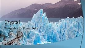  Presentation with surface areas and volumes - Audience pleasing slide deck consisting of patagonian province of santa cruz backdrop and a light blue colored foreground