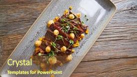  Presentation with meat beef - Cool new PPT theme with patato - jacks beef with corn usa backdrop and a  colored foreground