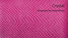  Presentation with patent - Colorful slide deck enhanced with patent leather background backdrop and a coral colored foreground