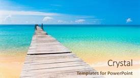  Presentation with calm - Presentation consisting of path filled with love calm background and a lemonade colored foreground