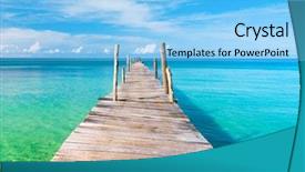  Presentation with contemplating - Theme consisting of path filled with love contemplating background and a light blue colored foreground