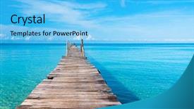  Presentation with meditation tools - Audience pleasing presentation theme consisting of path heaven - living is easy calm meditation backdrop and a light blue colored foreground