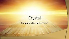  Presentation with floor - Theme having path heaven - wooden floor leading to bright background and a blonde colored foreground