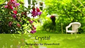  Presentation with stepping stones - Colorful presentation enhanced with path of stepping stones leading backdrop and a gold colored foreground