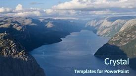  Presentation with pathway - Beautiful slides featuring pathway pulpit rock norway panorama backdrop and a  colored foreground