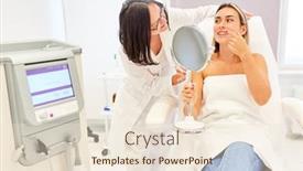  Presentation with giving - Beautiful slides featuring patient-and-doctor-giving-advice backdrop and a lemonade colored foreground