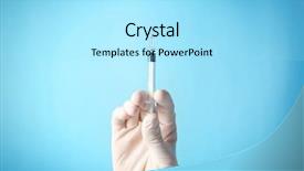  Presentation with vaccination - Colorful theme enhanced with patient dose measurment - hand of nurse with syringe backdrop and a arctic colored foreground