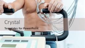  Presentation with ecg - PPT theme having patient-during-exercise-ecg and a  colored foreground