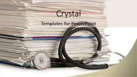  Presentation with manilla folder open papers - Theme enhanced with pile of fresh wood plank that are the raw material for carpenter soft focus background and a coral colored foreground