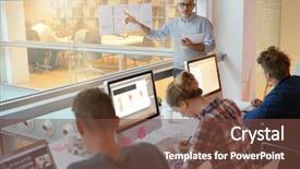  Presentation with economics - Cool new presentation theme with patient education - teacher in classroom teaching economics backdrop and a tawny brown colored foreground