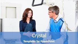  Presentation with surgery - Beautiful presentation featuring orthopedist doctor making x-ray backdrop and a teal colored foreground