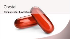  Presentation with health-care - PPT theme featuring drug side effect - health care concept colorful pills background and a  colored foreground