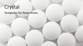  Presentation with health care data science - Beautiful presentation theme featuring drug side effect - health care concept round pills backdrop and a white colored foreground