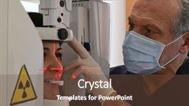  Presentation with panoramic - PPT theme featuring patient operating panoramic teeth background and a tawny brown colored foreground