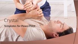  Presentation with trauma - Cool new slides with patient-recovering-in-hospital backdrop and a coral colored foreground