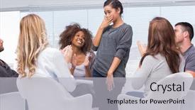  Presentation with black patient - Slide set consisting of s church in malacca malaysia background and a  colored foreground.