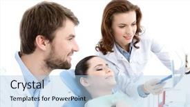  Presentation with everything - Slide set consisting of patient thoroughly examines the x background and a light blue colored foreground