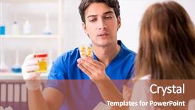  Presentation with urine - Amazing theme having patient visiting doctor for urine backdrop and a red colored foreground