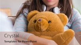  Presentation with psychiatrist - Cool new slides with patient-visiting-psychiatrist-doctor backdrop and a red colored foreground