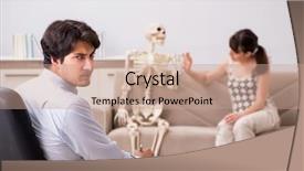  Presentation with marriage family therapy - Amazing slides having patient visiting psychologist for therapy backdrop and a  colored foreground