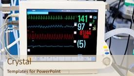  Presentation with intensive care - Audience pleasing PPT layouts consisting of patients monitor in intensive care backdrop and a lemonade colored foreground