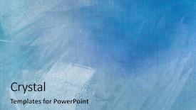  Presentation with artistic - Beautiful slide deck featuring patinaj artistic - blue and white painted textured backdrop and a light blue colored foreground