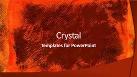 Presentation with burnt - Cool new PPT layouts with patinaj artistic - bright orange burnt sheet backdrop and a  colored foreground