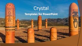  Presentation with colombia - Colorful slide deck enhanced with patio-de-brujas-near-raquira backdrop and a teal colored foreground