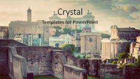  Presentation with forum - PPT theme with patria - national monument to victor background and a lemonade colored foreground