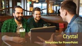  Presentation with green technology - Amazing presentation having patricks day leisure and technology backdrop and a tawny brown colored foreground