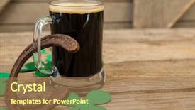  Presentation with elementary school black female career day technology - Amazing slide set having patricks day on wooden table backdrop and a coral colored foreground