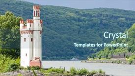  Presentation with maze mouse - PPT layouts consisting of patrimoin - binger maeuseturm mouse tower background and a  colored foreground