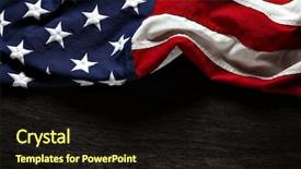  Presentation with memorial day - Slide deck enhanced with patriotic - american flag for memorial day background and a wine colored foreground