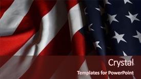  Presentation with usa flag - Beautiful slide deck featuring patriotic - flag usa background backdrop and a wine colored foreground