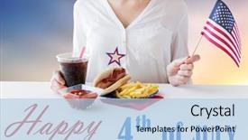  Presentation with independence day - Amazing PPT theme having patriotic - independence day celebration patriotism backdrop and a light blue colored foreground