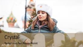  Presentation with beauty beautiful autumn in japanese - Slide deck enhanced with patriotic christmas - russian beauty portrait background and a  colored foreground